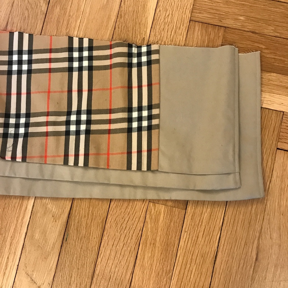 Burberry Fabric Strip from Tailored Trench Coat